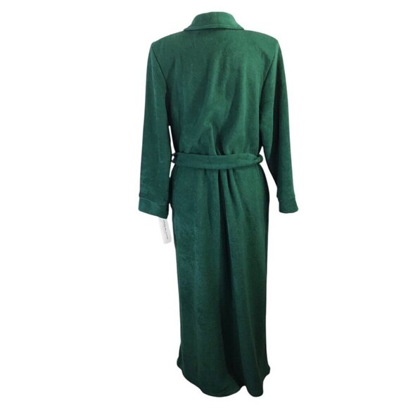 Miss Elaine NWT Robe Bathrobe Long M Pockets Embroidered House Coat Touch Inside - Picture 4 of 7